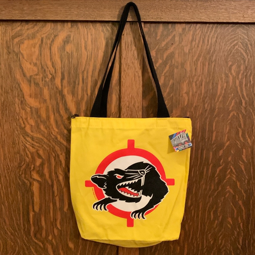 NWT Transit Tees Chicago Target Rats Joke Tote Bag